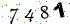 Please add the four numbers 